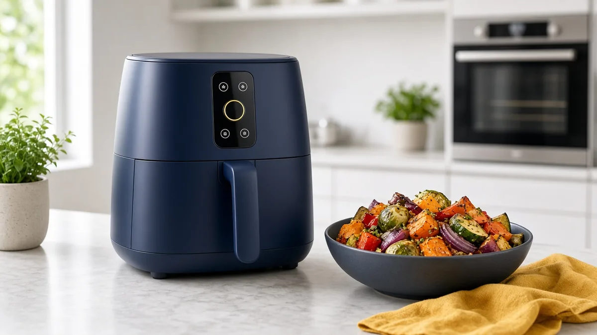 Heißluftfritteuse statt Backofen – lohnt sich das?