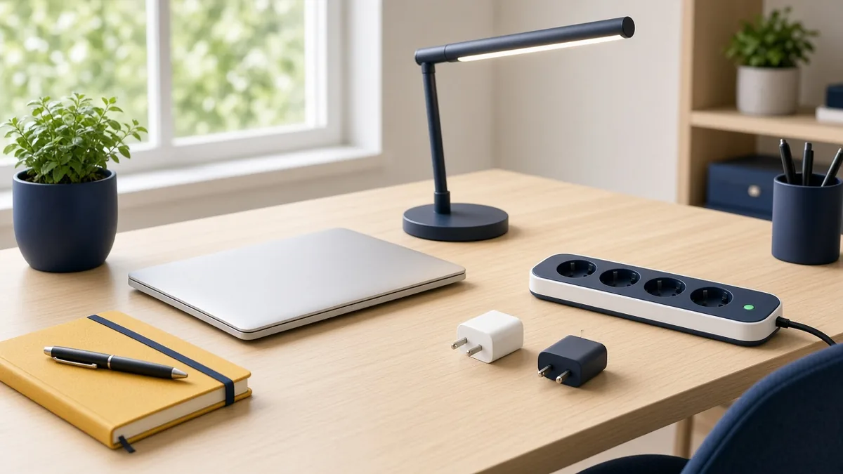 Home-Office Strom sparen: Monitor, Licht & Feierabend-Ritual