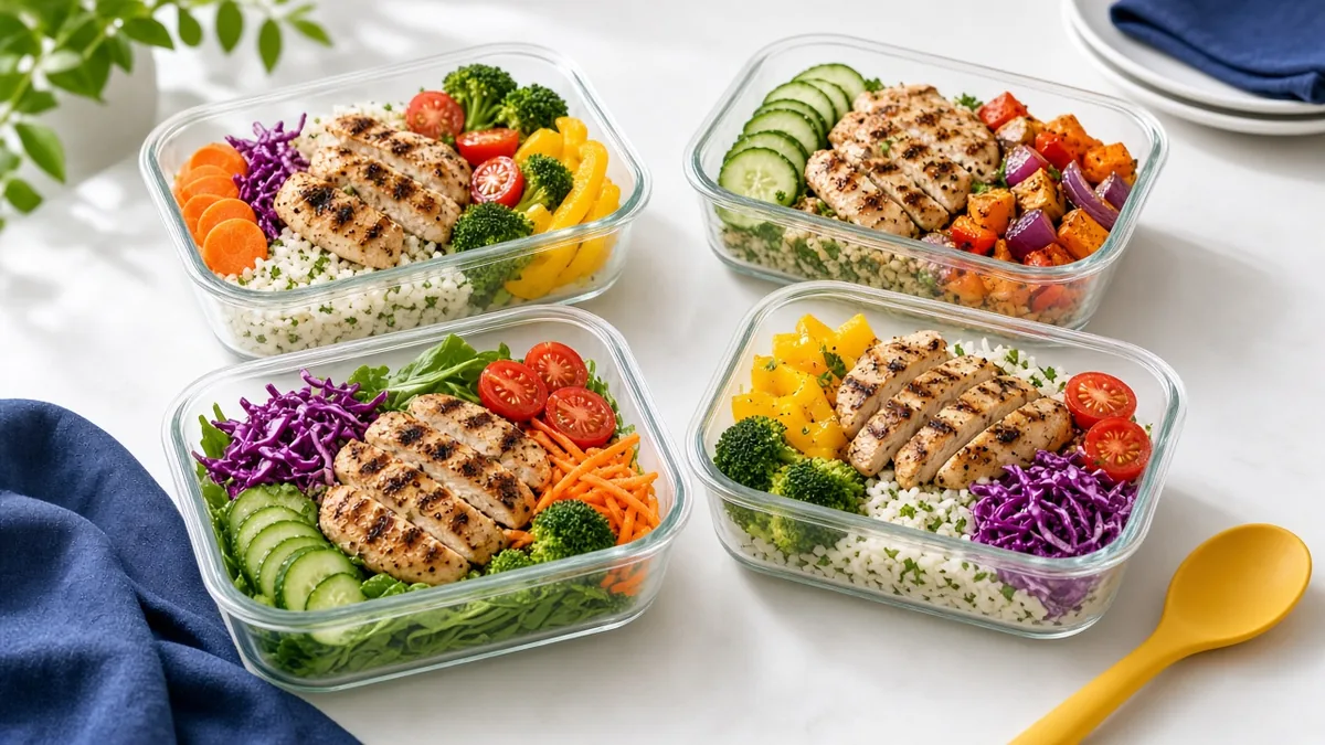 Meal Prep zum Sparen: weniger Müll, weniger Lieferdienst